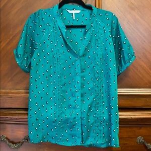 Emerald Green French connection blouse
